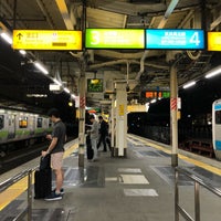 Photo taken at JR Platforms 3-4 by kiyotaka t. on 9/9/2018