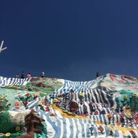 Photo taken at Salvation Mountain by Juan Carlos B. on 4/23/2016