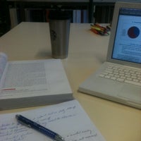 Photo taken at University library UCLouvain Saint-Louis - Brussels by Maud D. on 12/18/2012