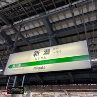 Photo taken at Platforms 11-12 by なつ@#潟フォト on 3/30/2023