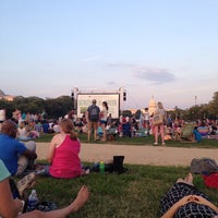 Photo taken at Screen on the Green by Adrienne Atkinson S. on 8/4/2014