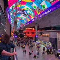 Photo taken at Fremont Street Experience by Billie L. on 3/30/2022