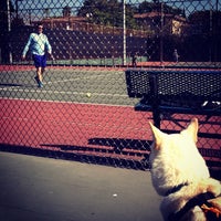 Photo taken at Plummer Park Tennis Courts by ahleesue on 11/10/2013