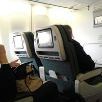 Photo taken at Cathay Pacific CX252 LHR-HKG by PARK Sooyoung 박. on 3/16/2013