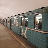 Photo taken at metro Prospekt Mira, line 6 by Vladimir I. on 11/26/2018