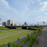 Photo taken at 豊平橋 by 106 s. on 7/28/2022
