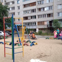 Photo taken at Детская площадка Коцюбинское by Yelena on 5/30/2014