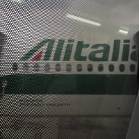 Photo taken at Check-in Alitalia by Caetano D. on 5/7/2015