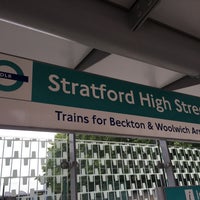 Photo taken at Stratford High Street DLR Station by CJ on 9/7/2017