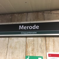 Photo taken at Merode (MIVB) by CJ on 9/10/2017