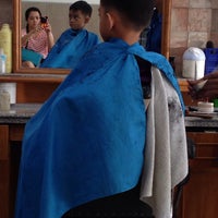 Photo taken at Puas Barber Shop by Nursyarifah L. on 8/5/2014