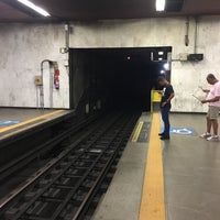 Photo taken at MetrôRio - Estação Carioca by Vinícius B. on 2/8/2018