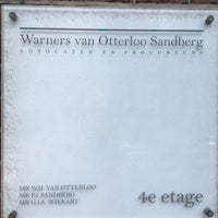 Photo taken at Warners Van Otterloo Sandberg Advocaten by Petra on 8/16/2016