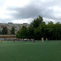 Photo taken at Футбольное поле by Аня К. on 6/25/2015