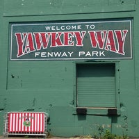 Photo taken at Yawkey Way by Angelina G. on 8/10/2013