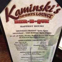 Photo taken at Kaminski&#39;s Sports Lounge by Bryan S. on 4/13/2013