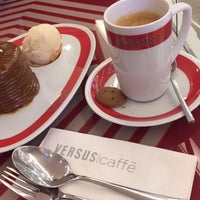 Photo taken at VERSUS VERSACE caffē by Farah B. on 1/12/2016