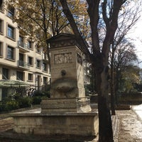 Photo taken at Allée du Séminaire Jean-Jacques Olier by Eugene S. on 11/12/2017
