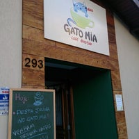 Photo taken at Gato Mia Café by Nelson Takashi Y. on 7/28/2013