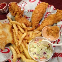 Photo taken at Raising Cane&#39;s Chicken Fingers by Lionel M. on 9/21/2014