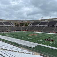 Photo taken at Powers Field at Princeton Stadium by Paul on 10/9/2021