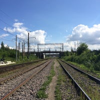 Photo taken at Ж/д станция «Электродепо» by Alex D. on 6/27/2015