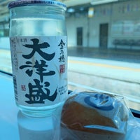 Photo taken at Murakami Station by わこ♨️ on 5/3/2024