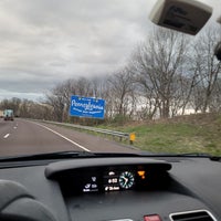Photo taken at New Jersey / Pennsylvania State Line by Erin M. on 4/7/2023