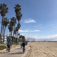 Photo taken at Venice Beach Bike Path by Mitsu N. on 2/19/2017