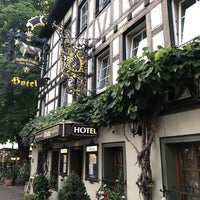 Photo taken at Hotel Restaurant Weinstube Ochsen by Kenjiro U. on 8/8/2019