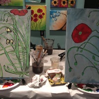 Photo taken at Wine and Canvas by Tami P. on 7/4/2013