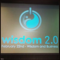 Photo taken at Wisdom 2.0 Conference 2013 by Ogun H. on 2/22/2013