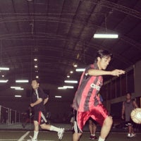 Photo taken at Semanggi Futsal Expo by Rochmad S. on 2/17/2014