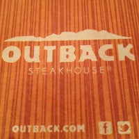 Photo taken at Outback Steakhouse by Lauren H. on 10/17/2012