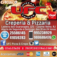 Photo taken at UFC Pizza e Crepe by Pizzaria U. on 10/19/2016