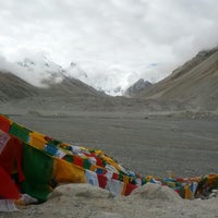 Photo taken at Mt. Everest North Basecamp by Tom E. on 8/18/2013