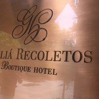 Снимок сделан в Meliá Recoletos Boutique Hotel пользователем Chelo M. 9/9/2016