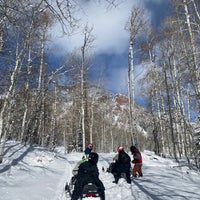 Photo taken at T-Lazy-7 Ranch &amp;amp; Snowmobiles by Emily W. on 12/9/2023