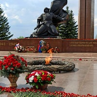 Photo taken at Памятник Александру Матросову и Минигали Губайдуллину by Irina L. on 5/8/2021