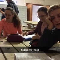 Photo taken at Collège Saint-Michel by Paul C. on 10/18/2016