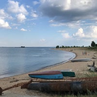 Photo taken at Пляж верхний услон by Vladimir M. on 7/27/2020
