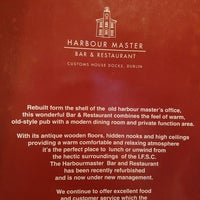 Foto tirada no(a) Harbour Master Bar &amp;amp; Restaurant por Nadya K. em 11/14/2017