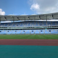 Photo taken at Incheon Munhak Stadium by Tae-young S. on 9/15/2019
