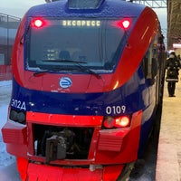 Photo taken at Поезд РЭКС Москва — Звенигород by Vladislav N. on 2/20/2021