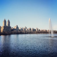 Photo taken at Jacqueline Kennedy Onassis Reservoir by Kate K. on 4/22/2013