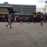 Photo taken at Basketball Court @ Thai-Nichi Institute of Technology by oatt o. on 10/5/2012