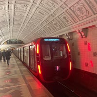Photo taken at metro Belorusskaya, line 5 by Yuriy on 12/2/2021
