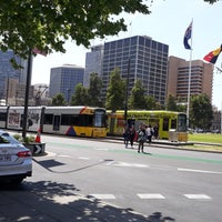 Photo taken at Victoria Square Tram Stop by Colin C. on 9/27/2019