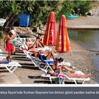 Photo taken at Ekin Plaj Bar by Ekin Y. on 10/27/2012