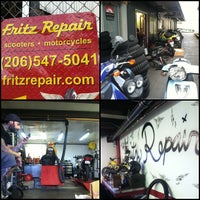 Photo taken at Fritz Scooter and Motorcycle Repair by Mike S. on 8/9/2013
